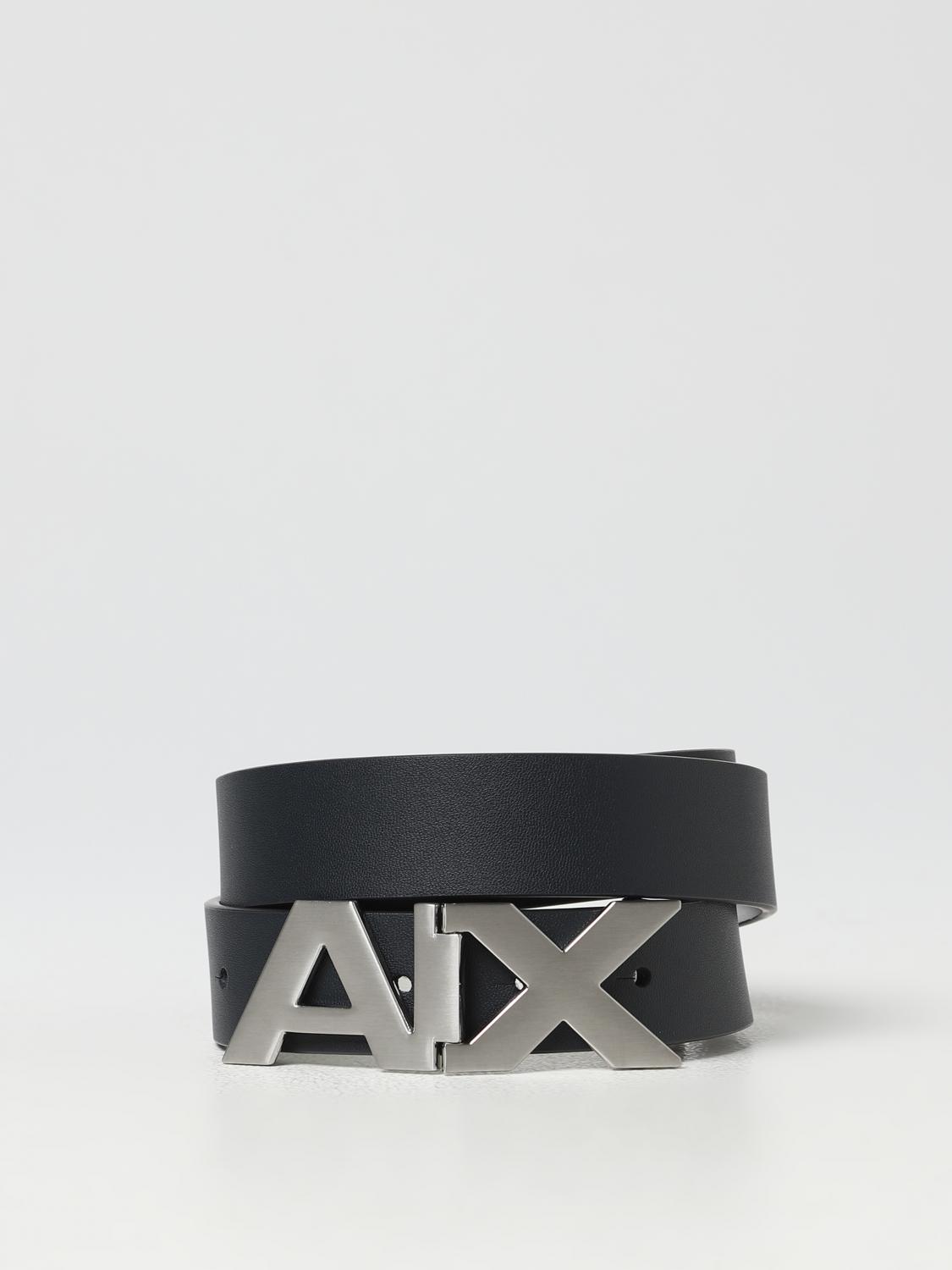 armani exchange belts white