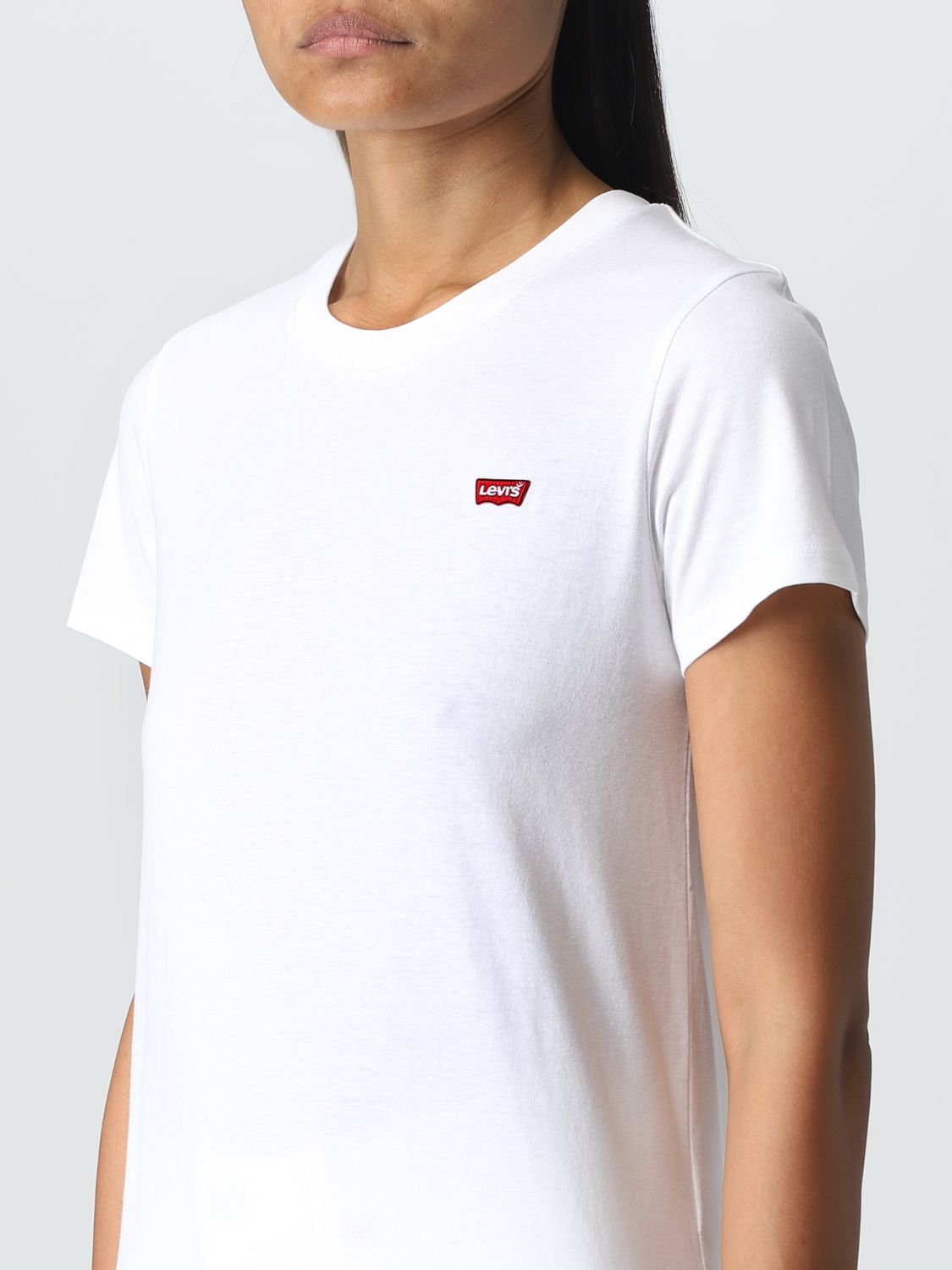 LEVI'S: t-shirt for woman - Natural | Levi's t-shirt 391850006 online ...
