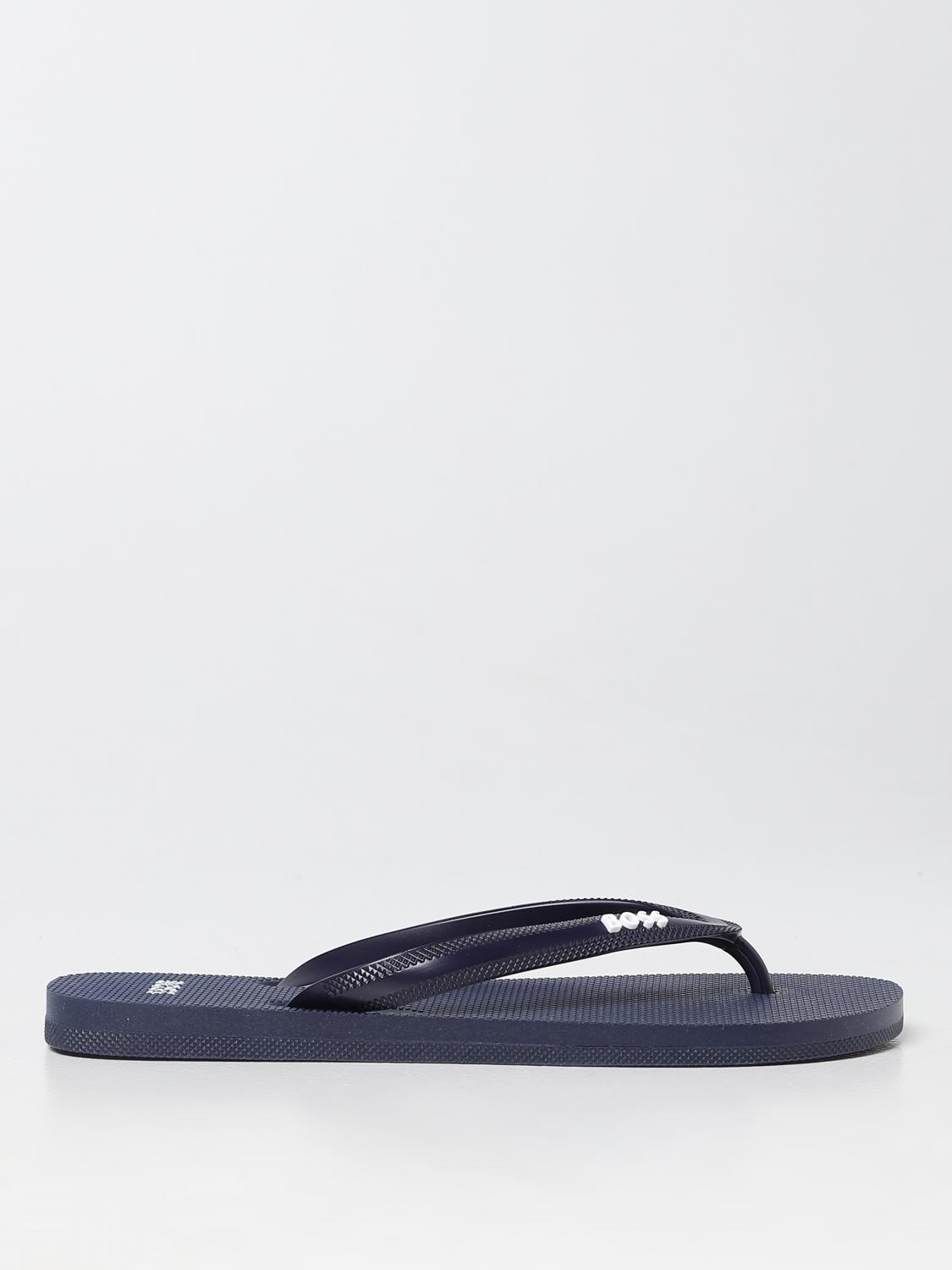 HUGO BOSS SANDALS BOSS MEN COLOR BLUE,E24069009