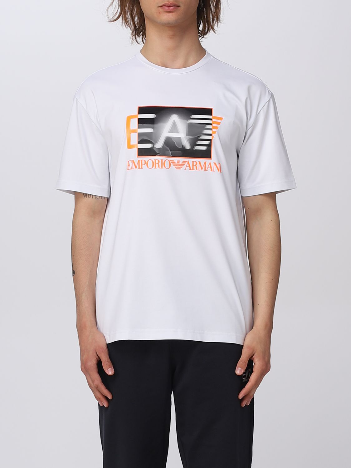 Ea7 T-shirt  Men Color White