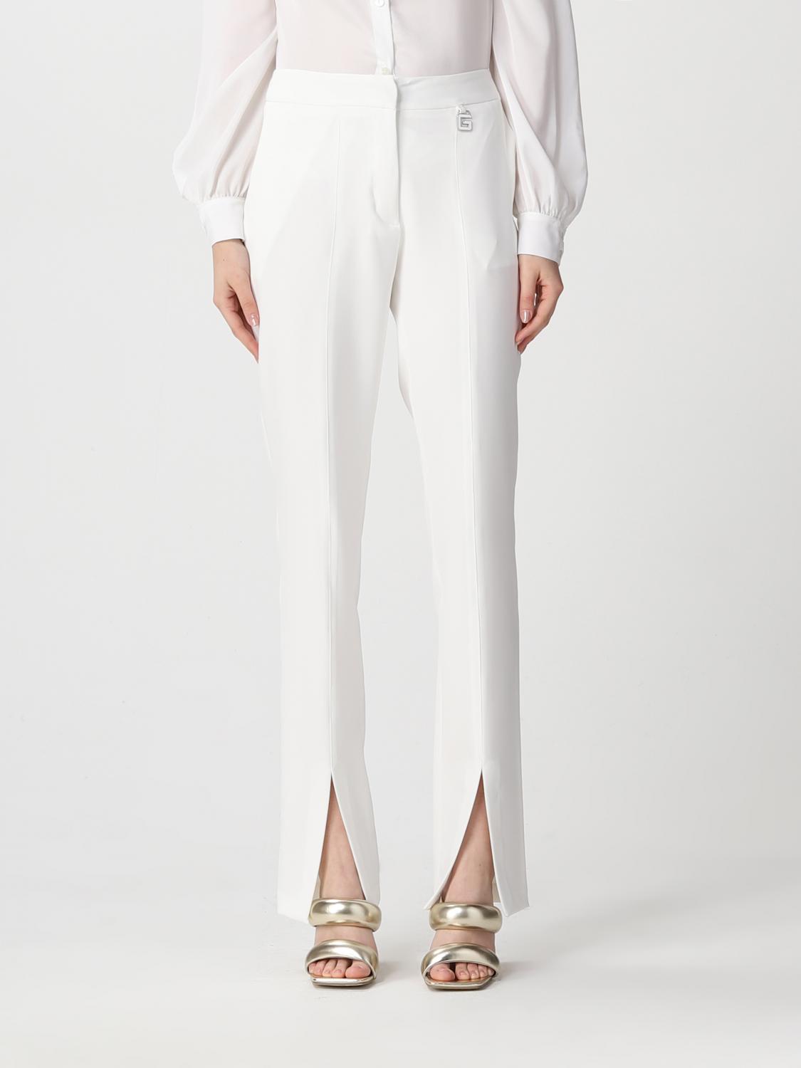 Gaelle Paris Pants Gaëlle Paris Woman Color White