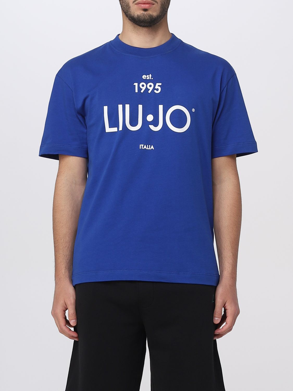 LIU JO: t-shirt for man - Blue | Liu Jo t-shirt M123P204ESTTEE online ...