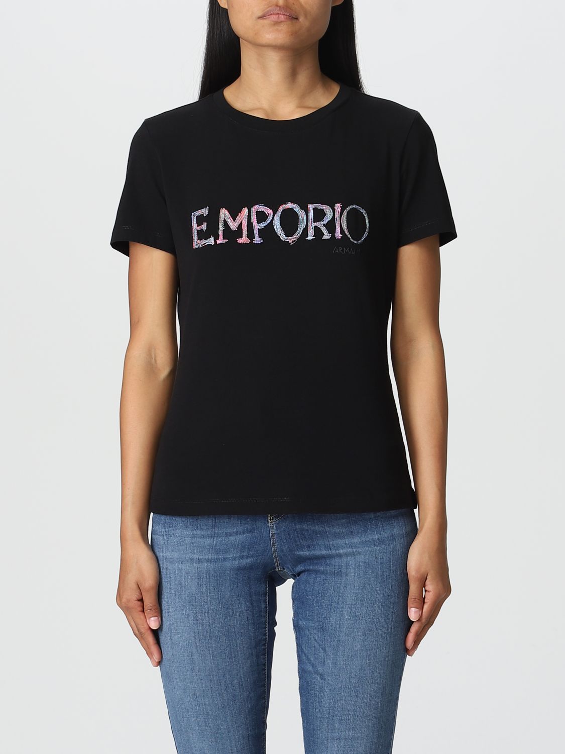 Emporio Armani T-shirt  Woman Color Black