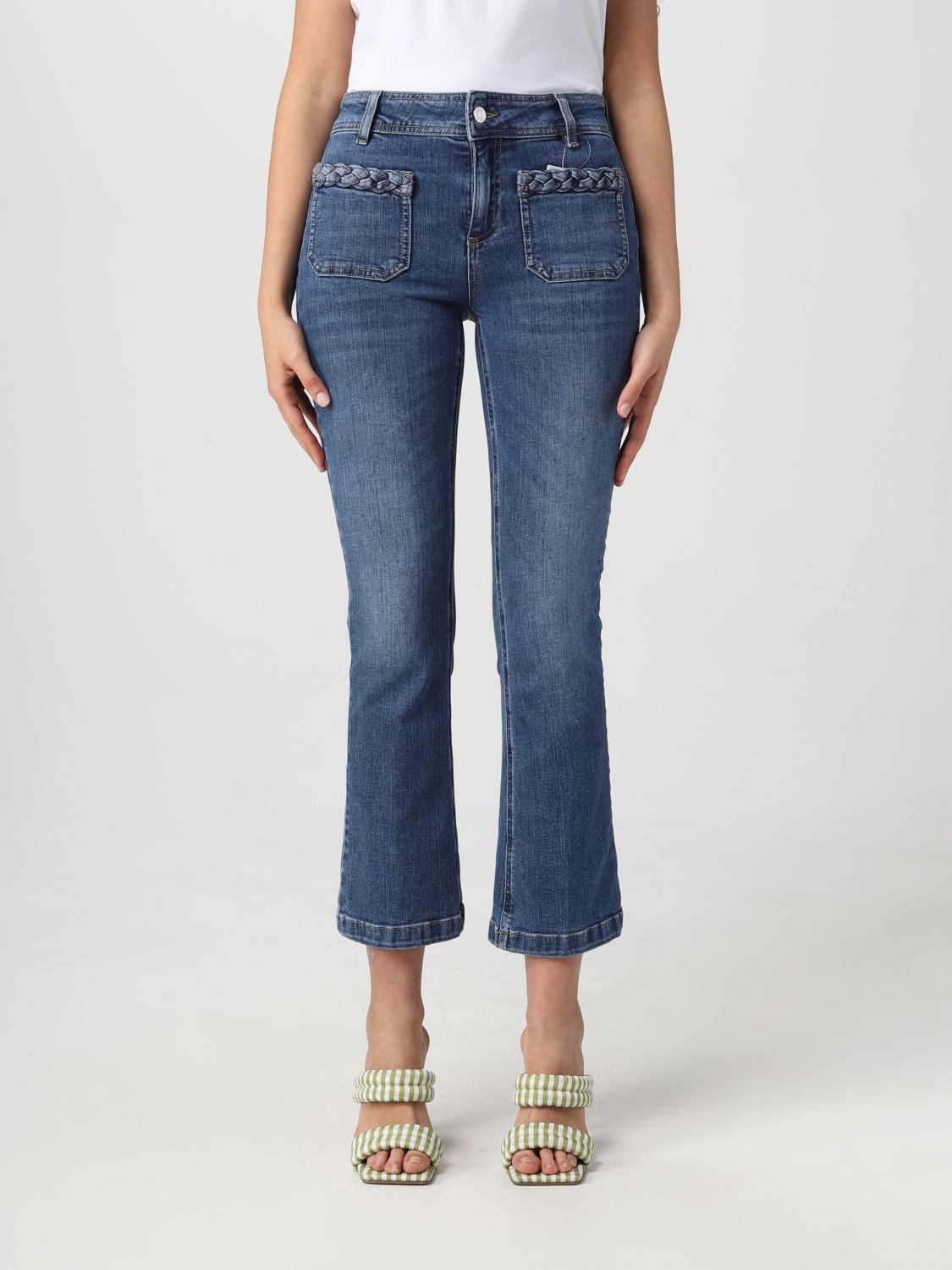 LIU JO: jeans for woman - Denim  Liu Jo jeans UA3211D4448 online at