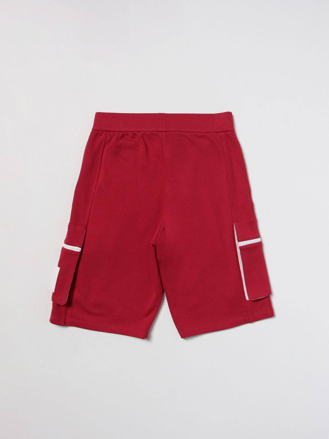 EMPORIO ARMANI KIDS: shorts for boys - Red | Emporio Armani Kids shorts  3R4SJ44J5RZ online on 