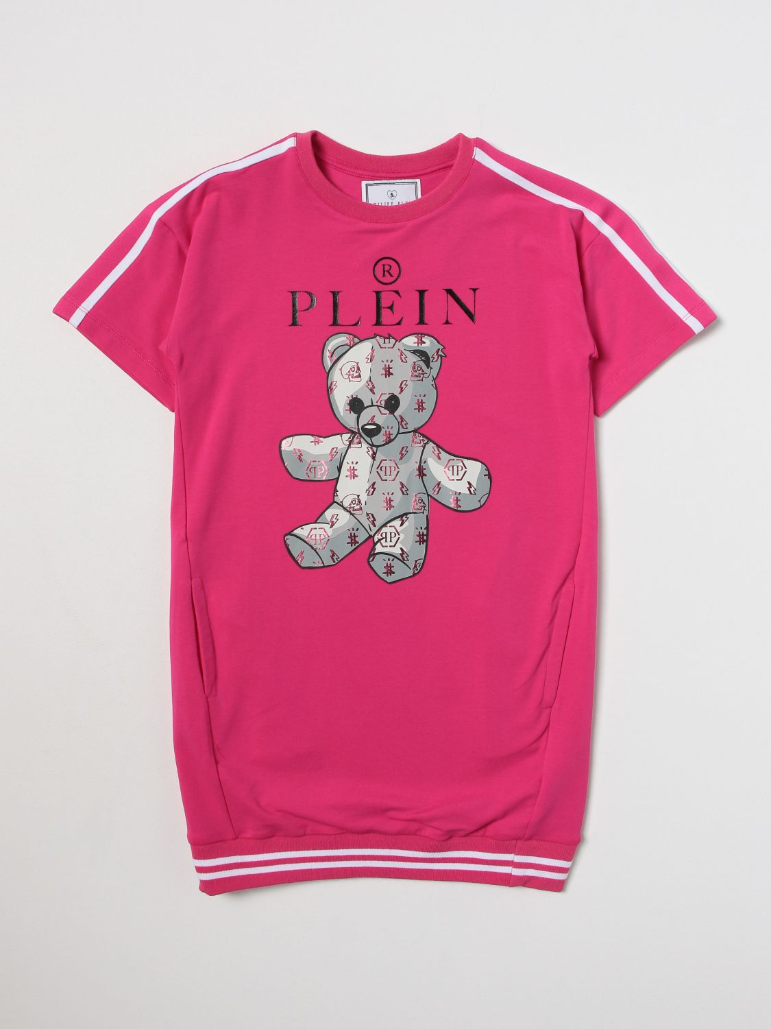 PHILIPP PLEIN: t-shirt for girls - Pink | Philipp Plein t-shirt ...