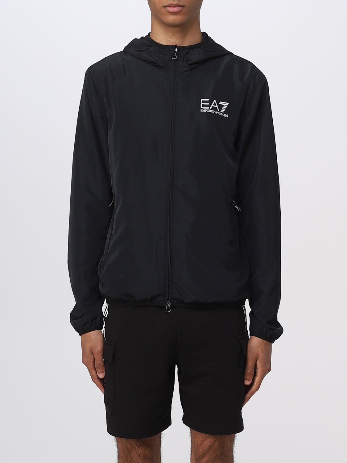EA7: jacket for man - Black | Ea7 jacket 8NPB04PNN7Z online on GIGLIO.COM