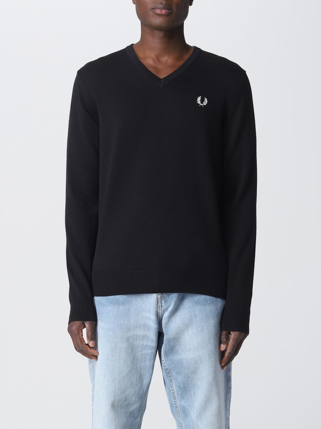 Fred Perry Sweater  Men Color Black