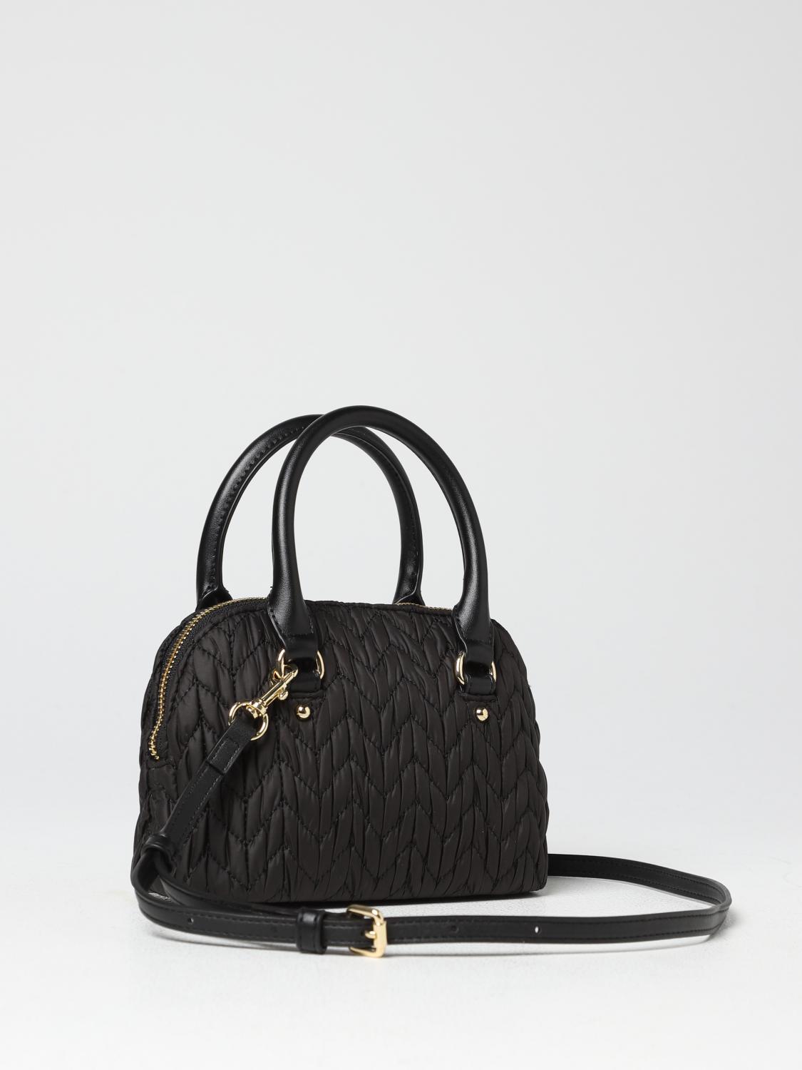 VERSACE JEANS COUTURE bag in quilted nylon Black Versace Jeans