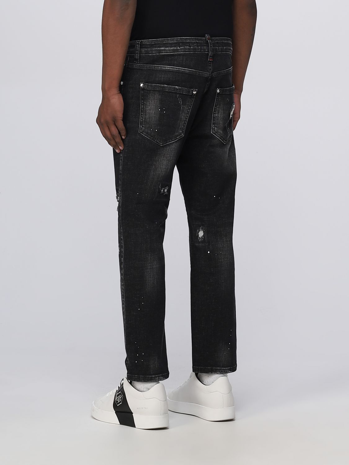 Circulaire Glimp huisvrouw PHILIPP PLEIN: jeans for man - Black | Philipp Plein jeans  SACCMDT3157PDE004N online on GIGLIO.COM