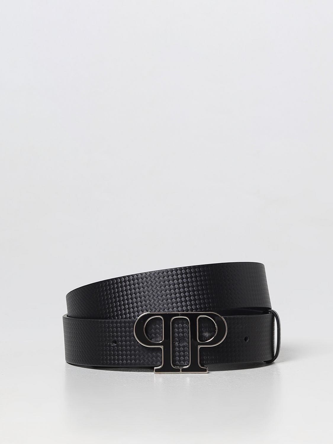 Scarp Tegenover elektrode PHILIPP PLEIN: belt for man - Black | Philipp Plein belt SACAMVA0824PLE010N  online on GIGLIO.COM