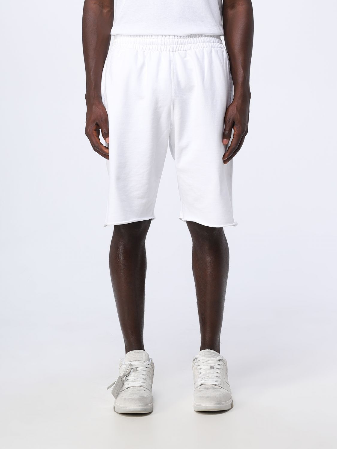 Off-White Outlet: shorts in cotton - Black
