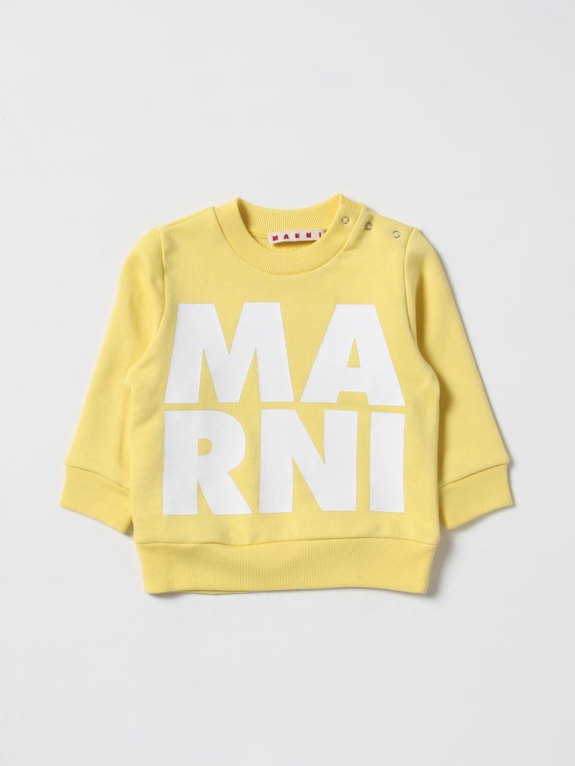 MARNI sweater for baby Yellow Marni sweater M00751M00ND online on