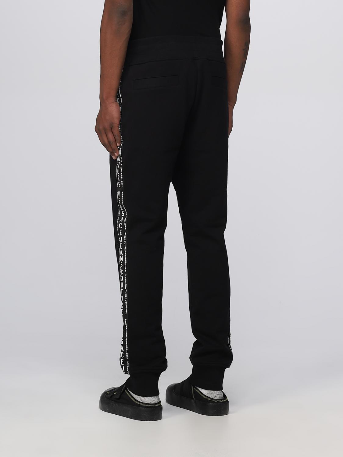 VERSACE JEANS COUTURE pants for man Black Versace Jeans Couture pants 74GAAY03CF00Y online