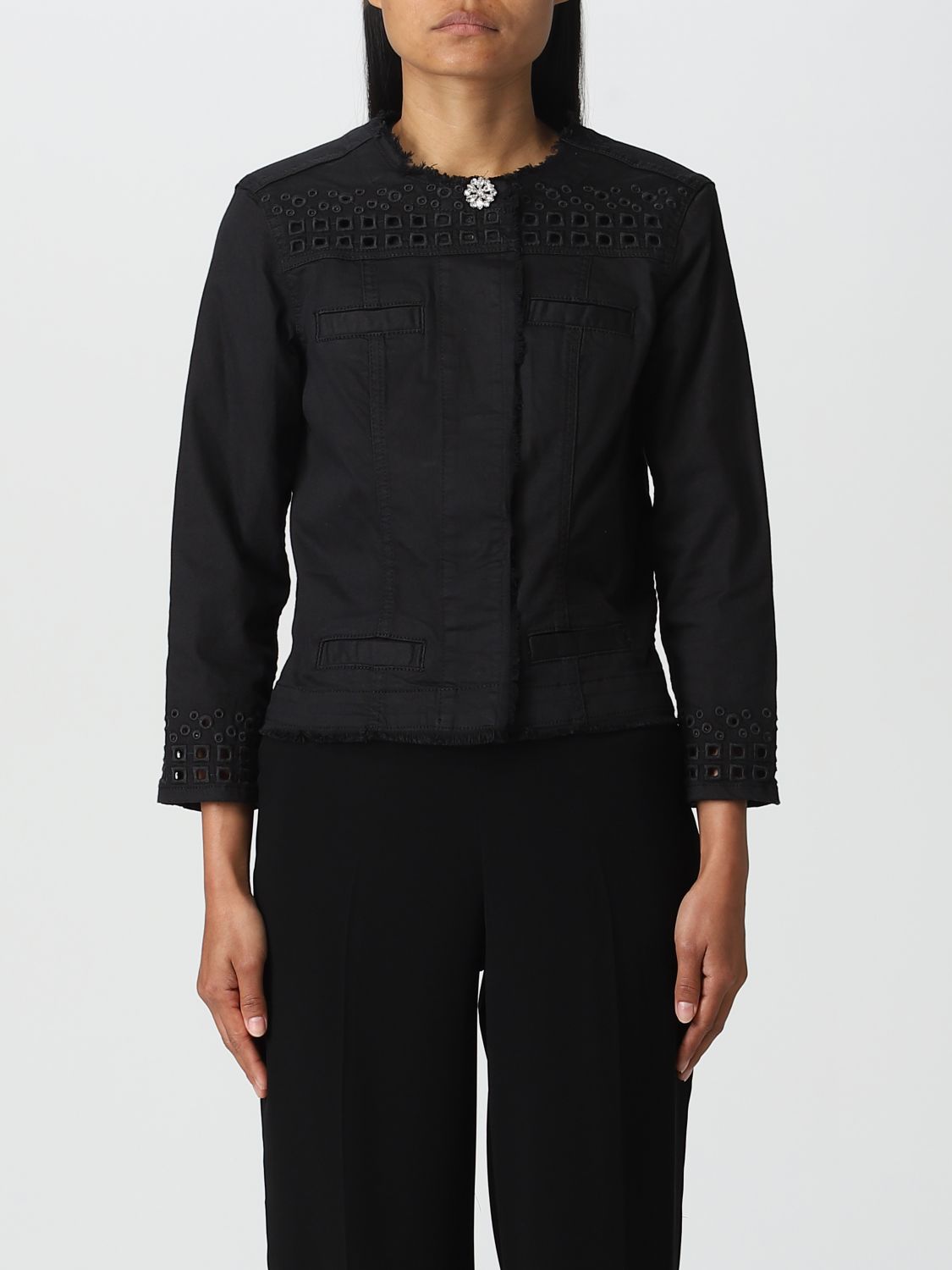 Liu •jo Jacket Liu Jo Woman Color Fuchsia In Fuchsia