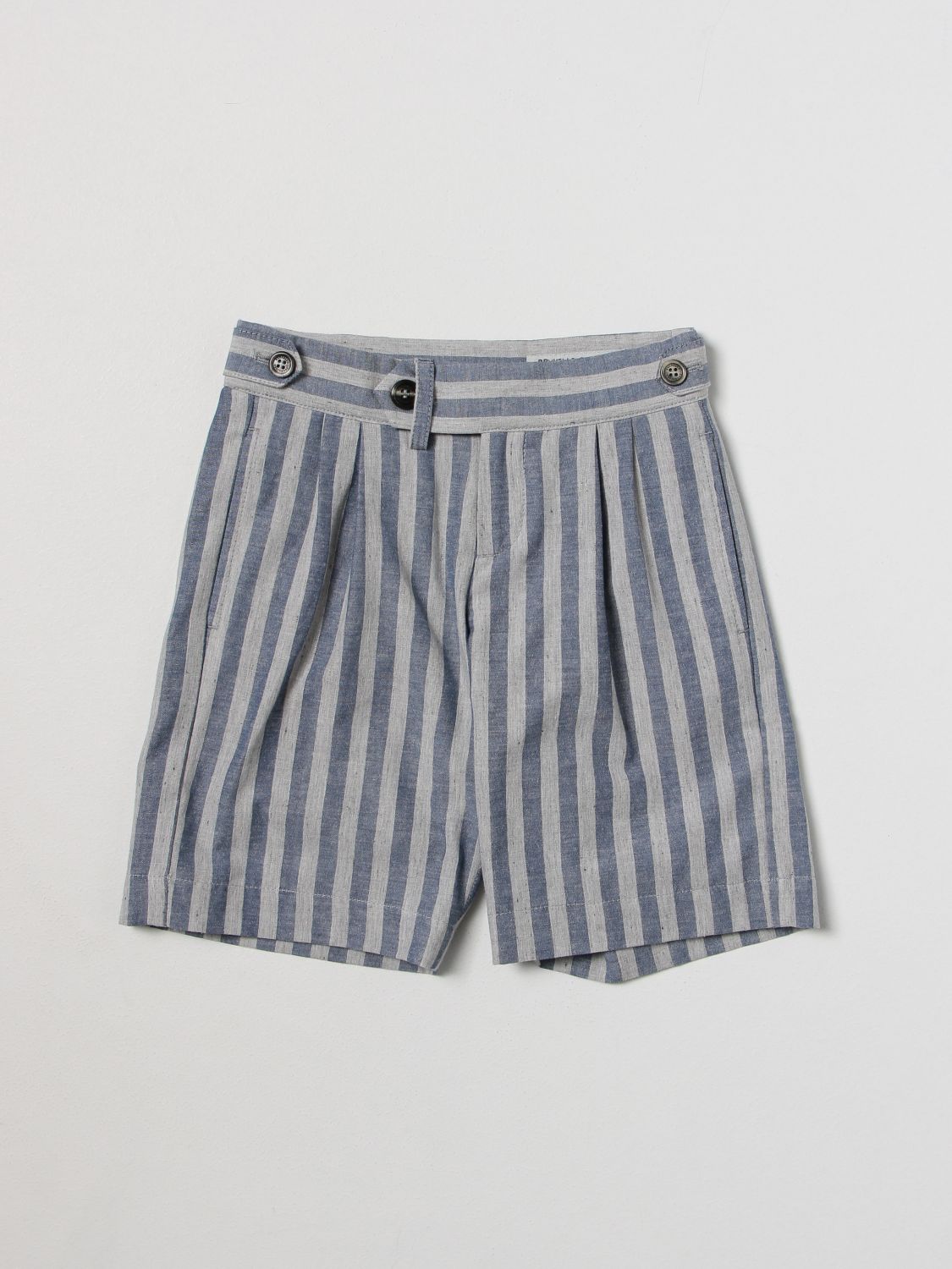 Brunello Cucinelli Shorts  Kids Color Grey