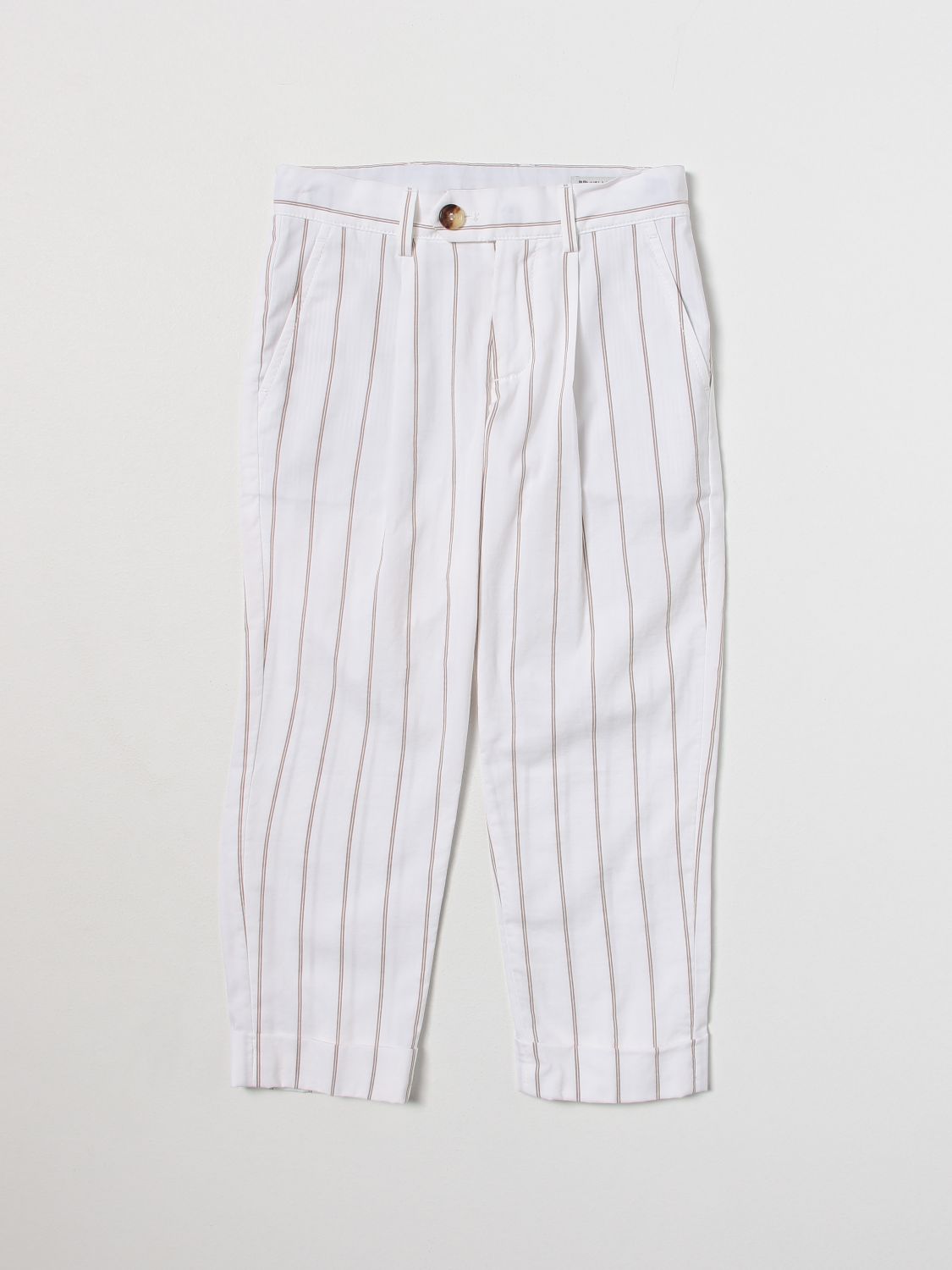 Brunello Cucinelli Trousers  Kids Colour White
