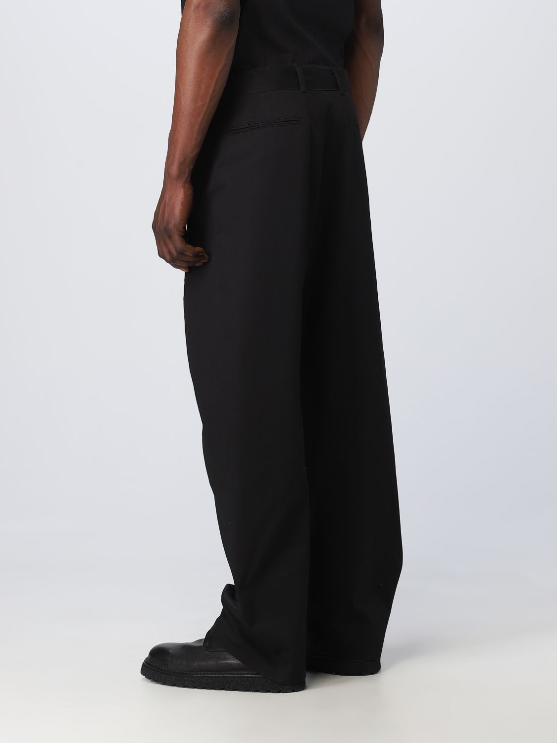 LEMAIRE: pants for man - Black | Lemaire pants PA1004LF1005 online on ...