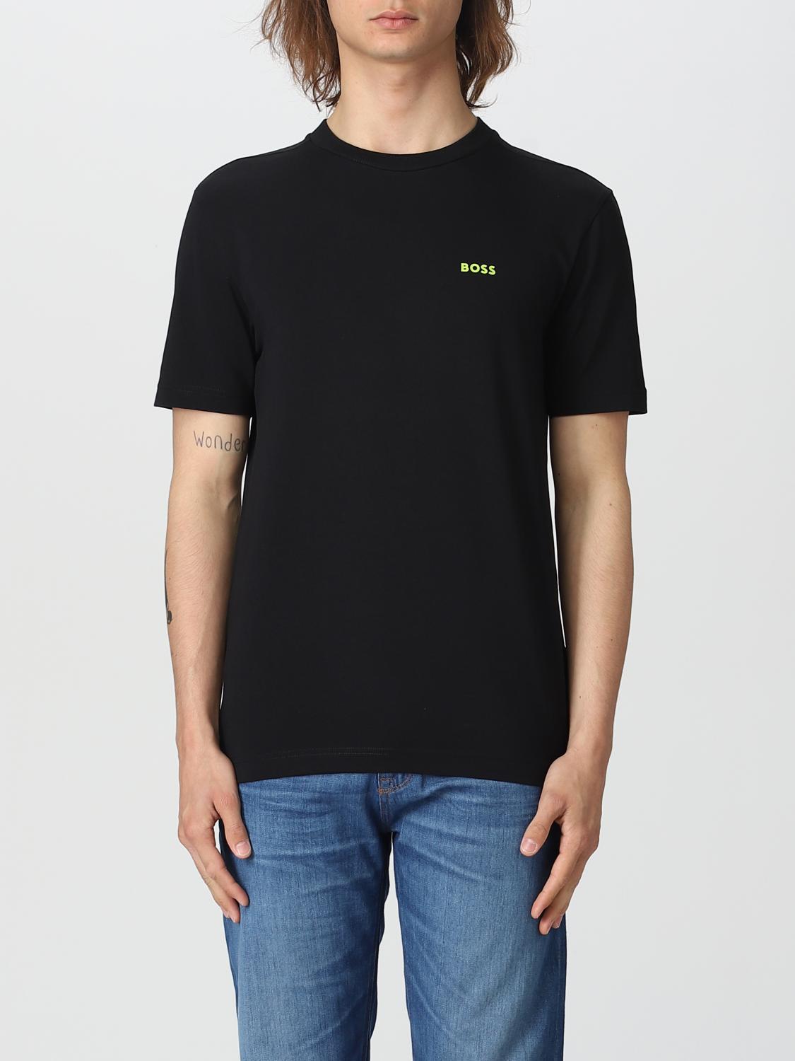 Hugo Boss T-shirt Boss Men Color Black In Black