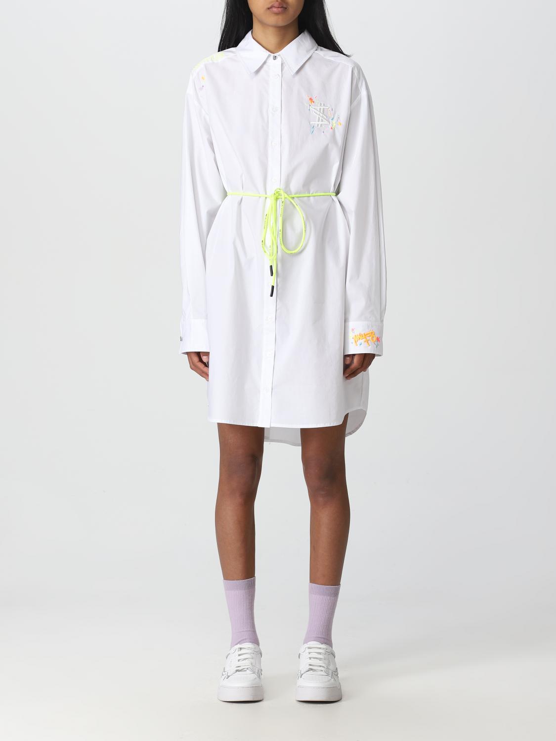 Actitude Twinset Dress  Woman In White