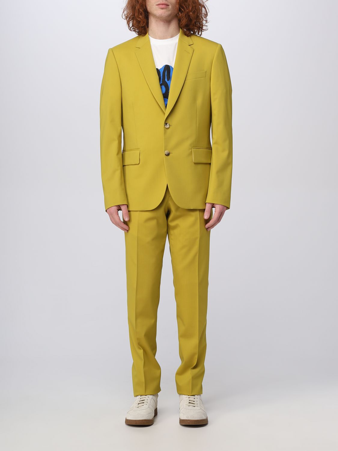 PAUL SMITH: suit for man - Yellow | Paul Smith suit M1R1457K01625 ...