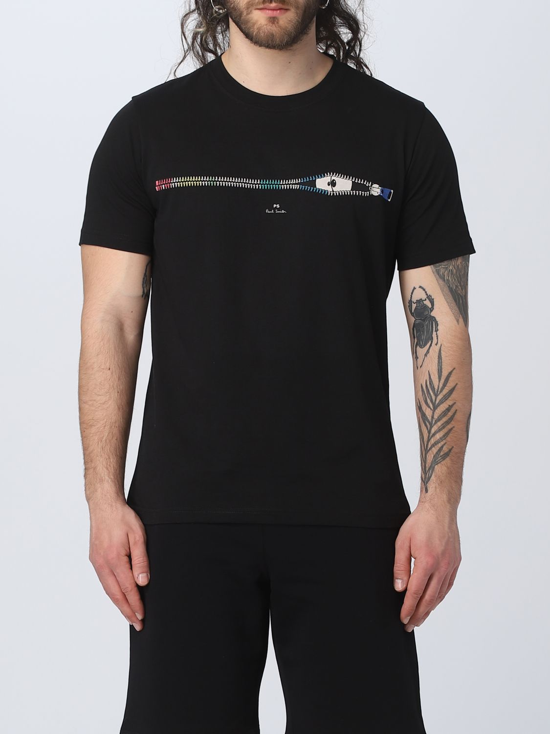 PS PAUL SMITH: t-shirt for man - Black | Ps Paul Smith t-shirt ...