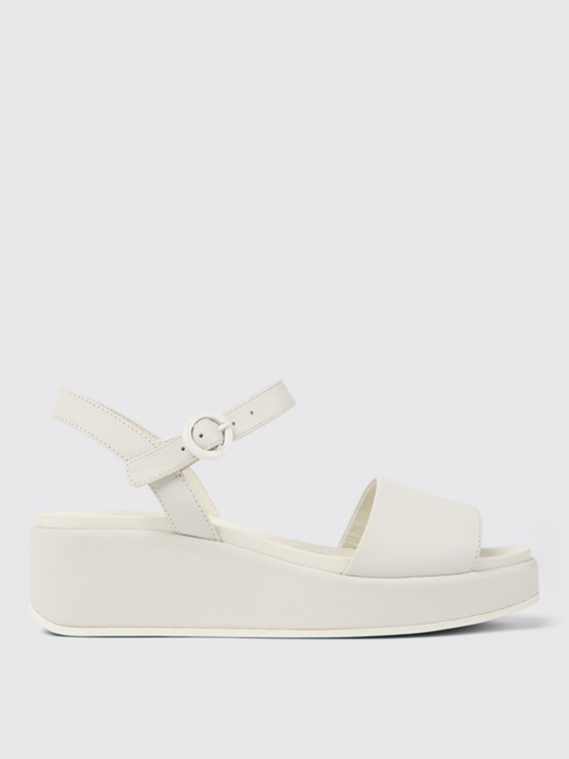 Camper Flat Sandals Woman In White | ModeSens