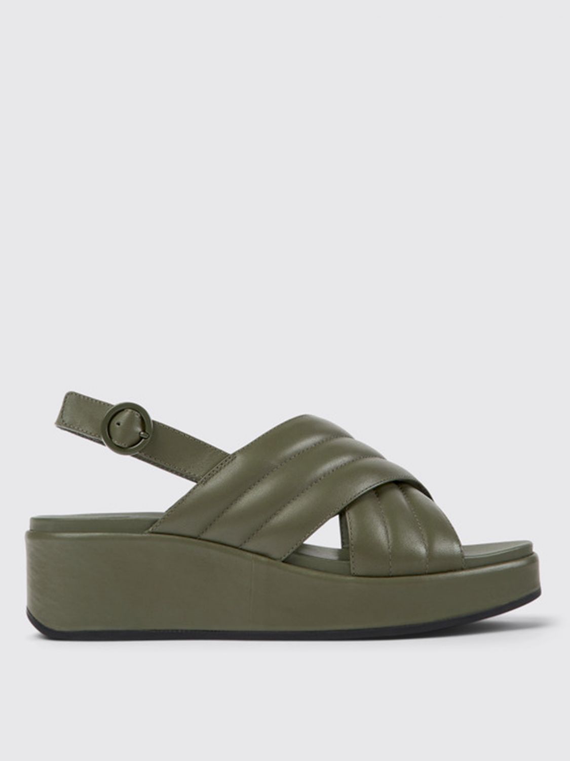 CAMPER: wedge shoes for woman - Green | Camper wedge shoes K201351-005 ...