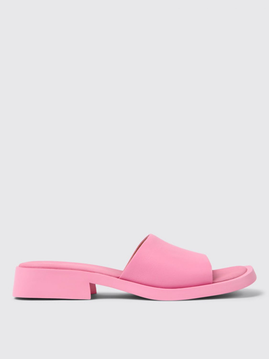 Camper Flat Sandals  Woman In Pink