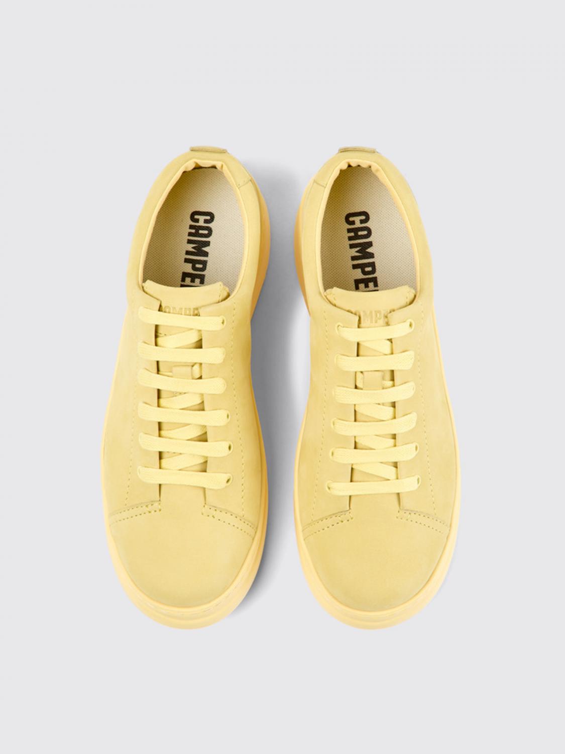 camper yellow shoes