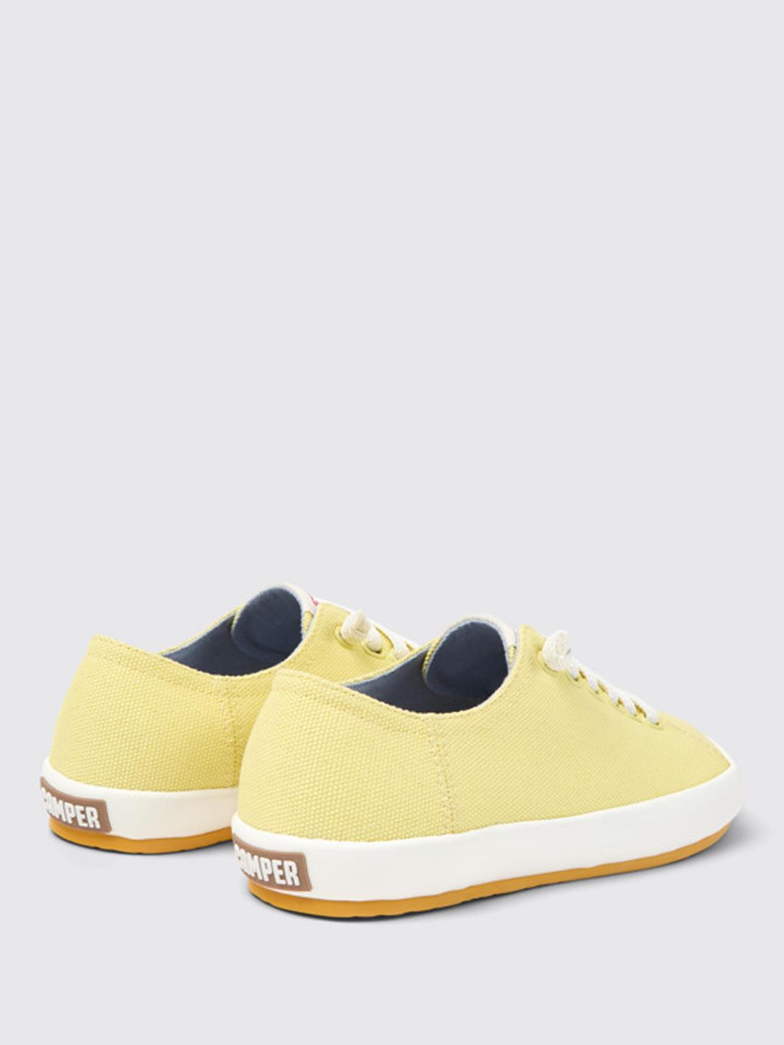 camper yellow shoes