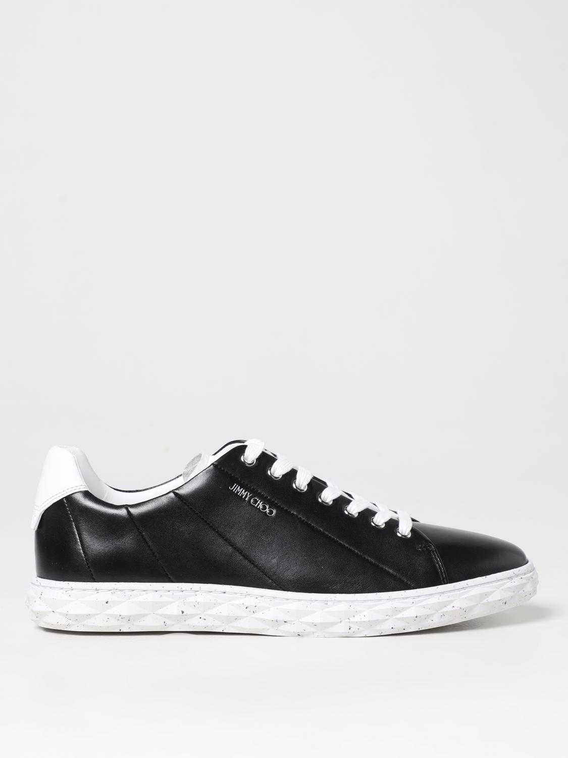 Jimmy Choo Diamond Light Flex Low-top Sneakers In Black