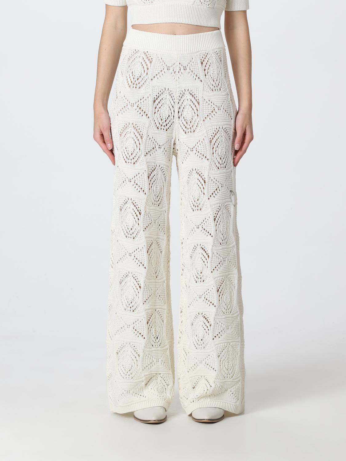 LOU LOU STUDIO pants for woman Ivory Lou Lou Studio pants ALMA