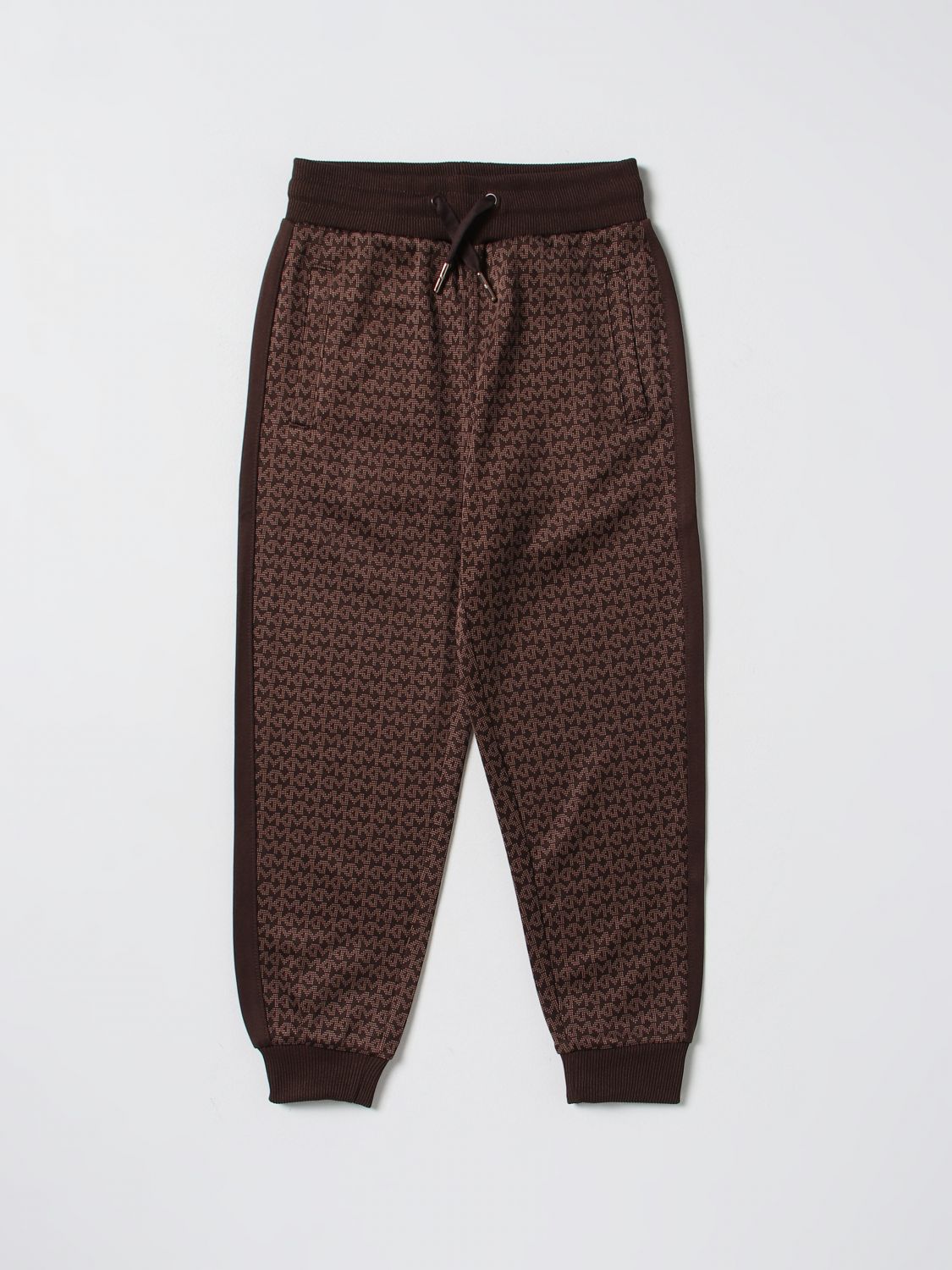 MICHAEL KORS: pants for girls - Brown | Michael Kors pants R14141 online on  