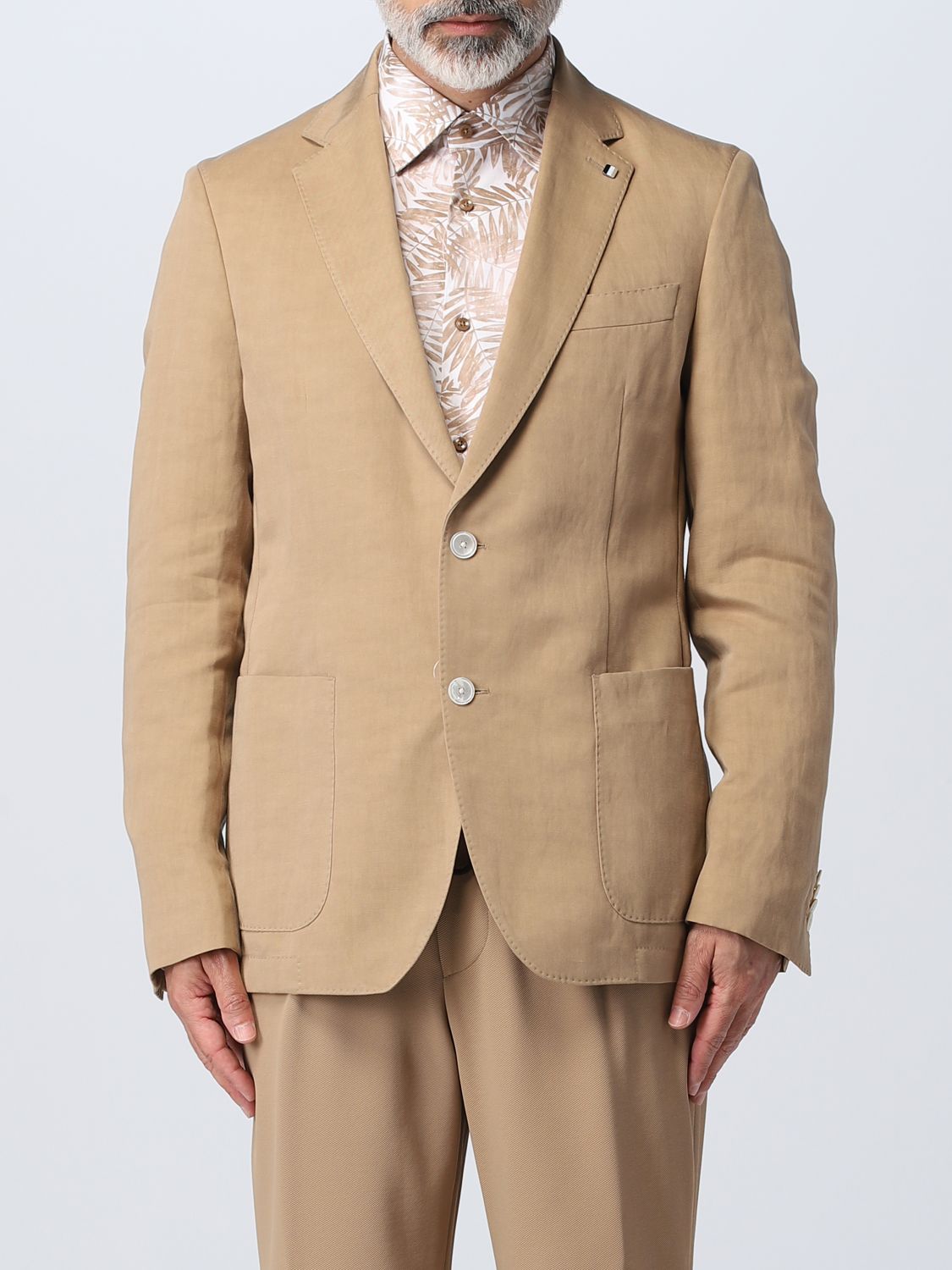 Hugo Boss Jacket Boss Men Color Beige