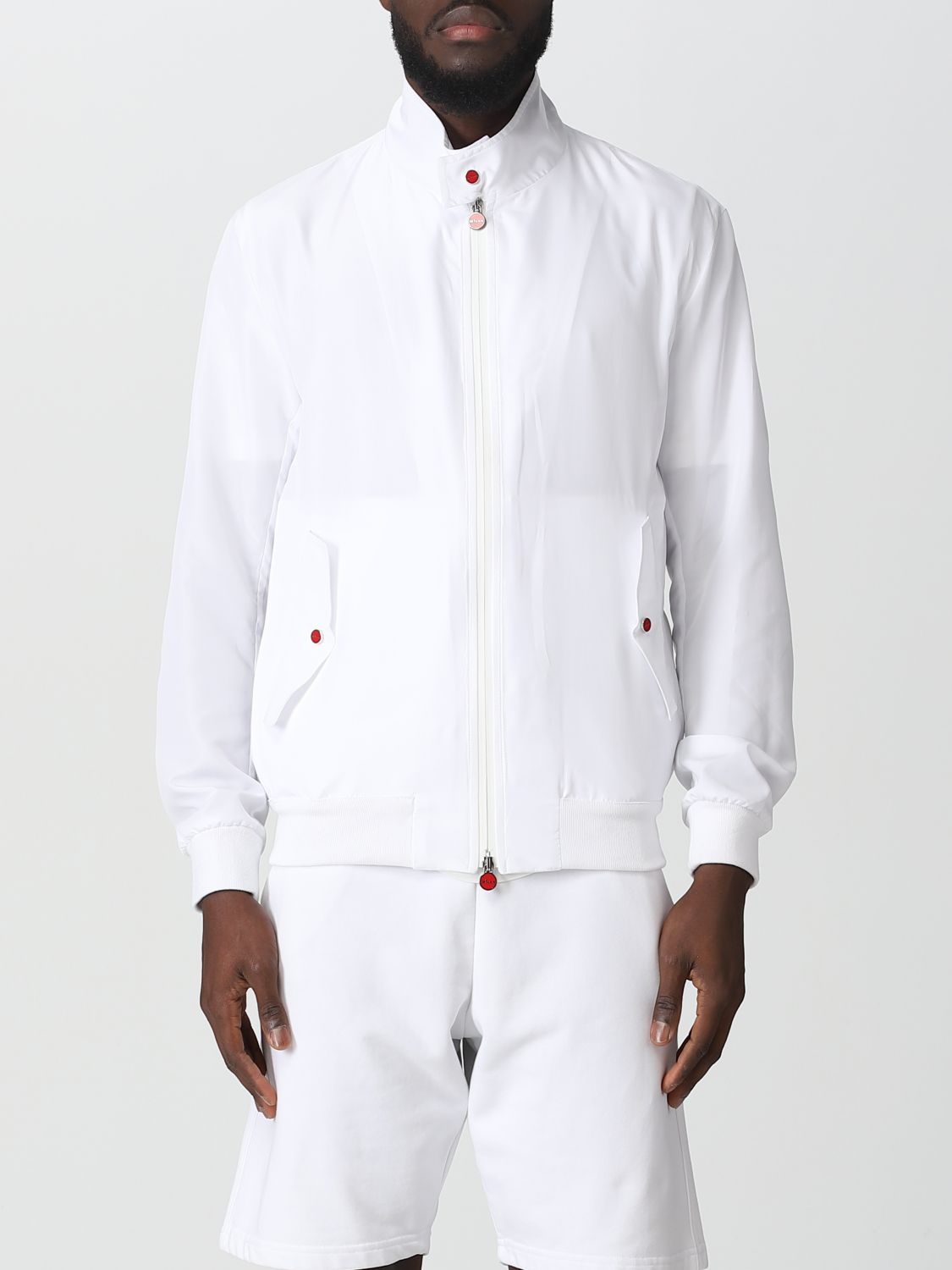 Kiton Jacket  Men Color White