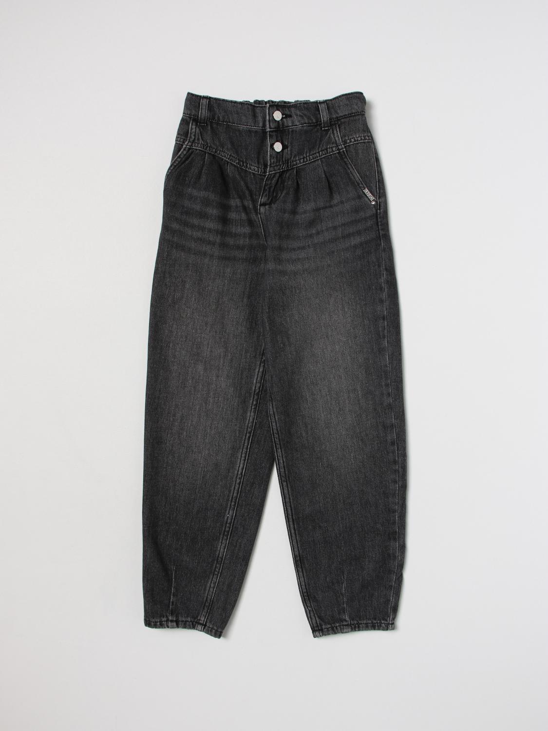 LIU JO KIDS: Jeans in denim - Nero | Jeans Liu Jo Kids GA3171D4719 ...