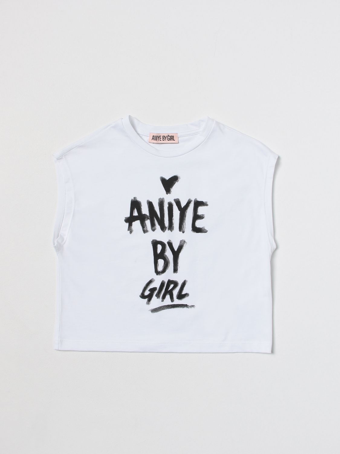 ANIYE BY: t-shirt for girls - White | Aniye By t-shirt 033378 online on ...