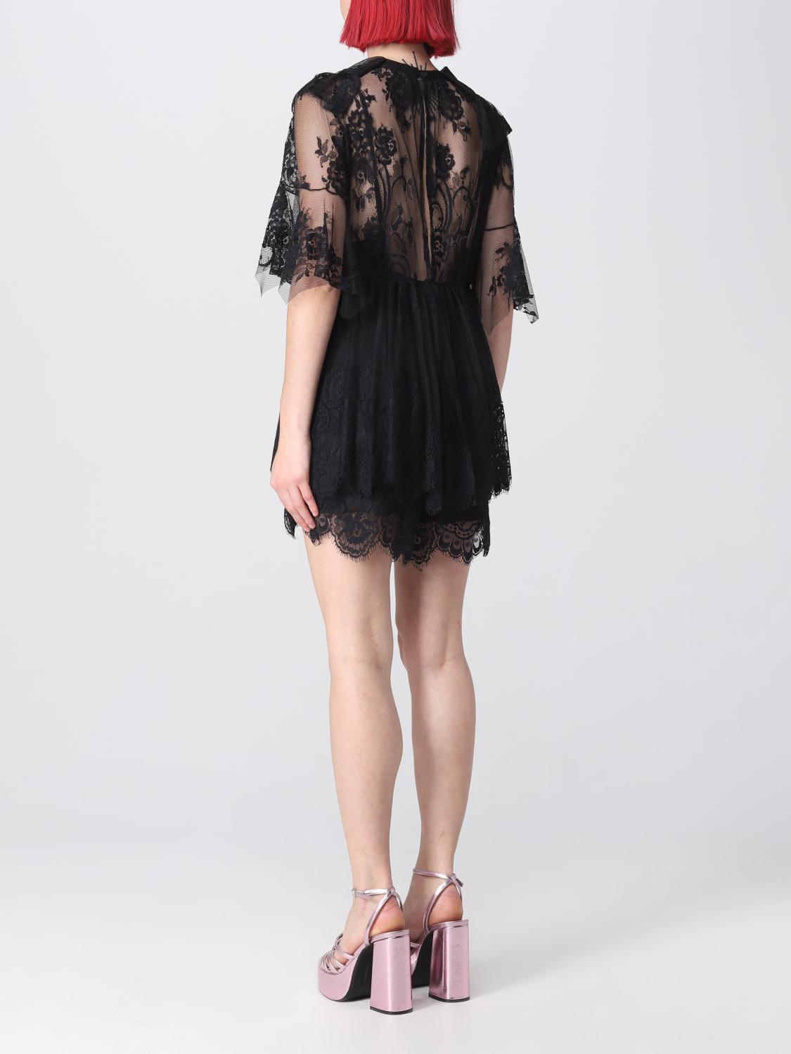 Aniye By top crop Sandy simil camicia bianco nero main image 1
