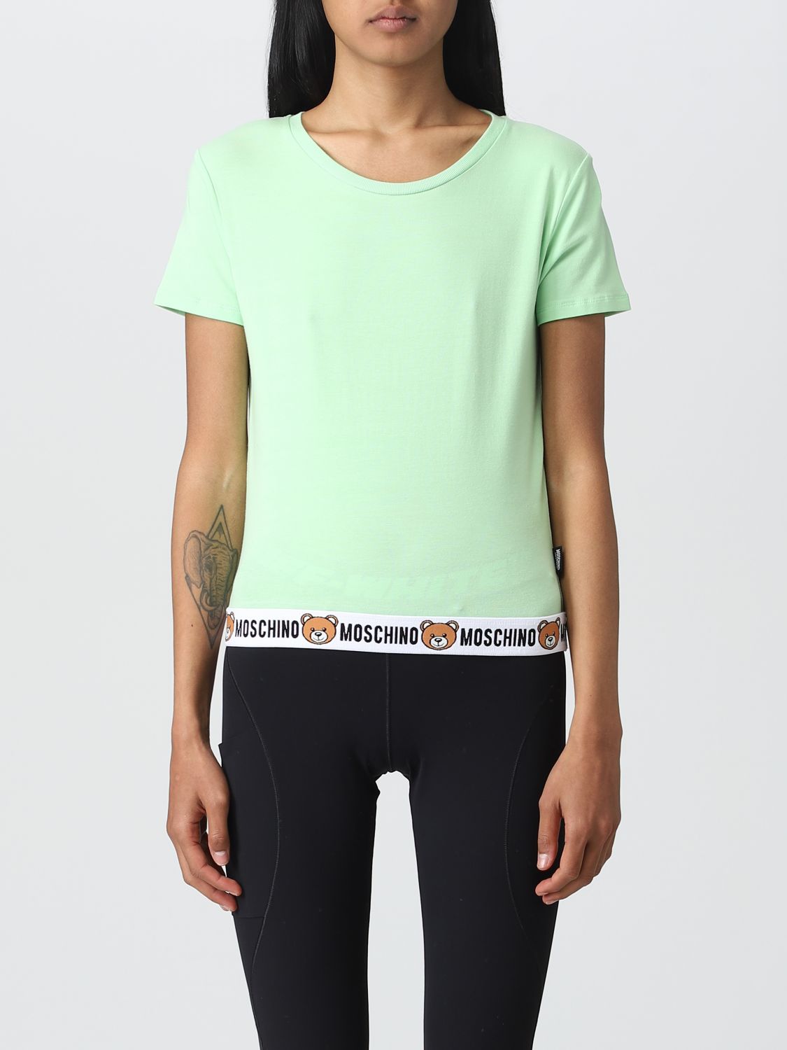 Moschino Underwear T-shirt  Woman Color Green