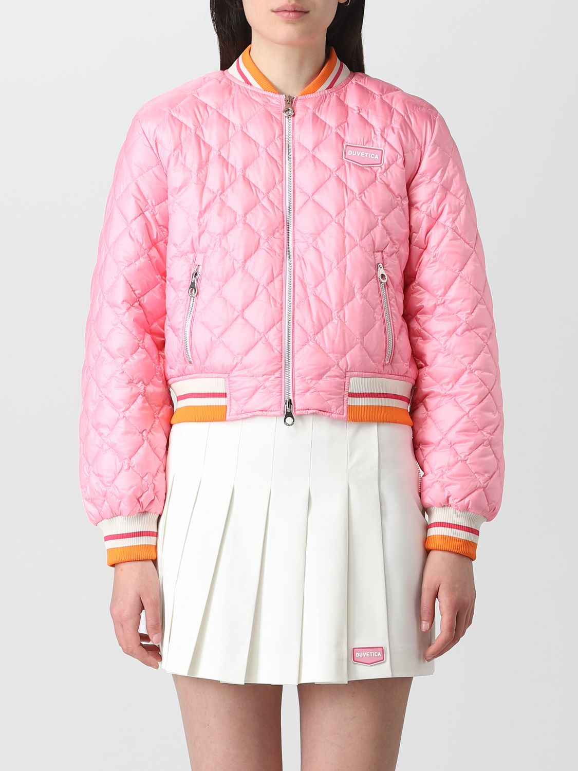 Shop Duvetica Jacket  Woman Color Pink