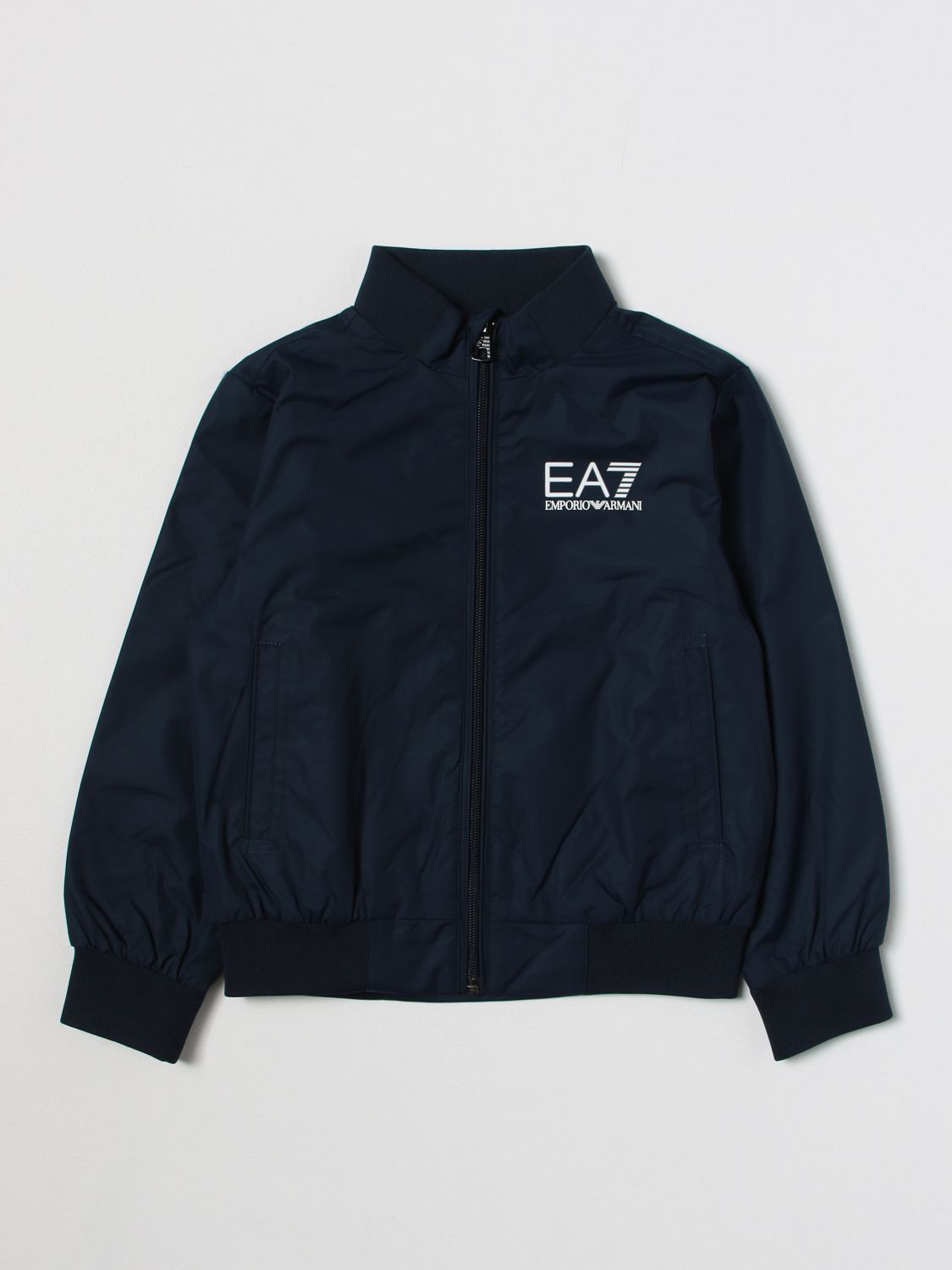 Ea7 Jacket  Kids Color Blue