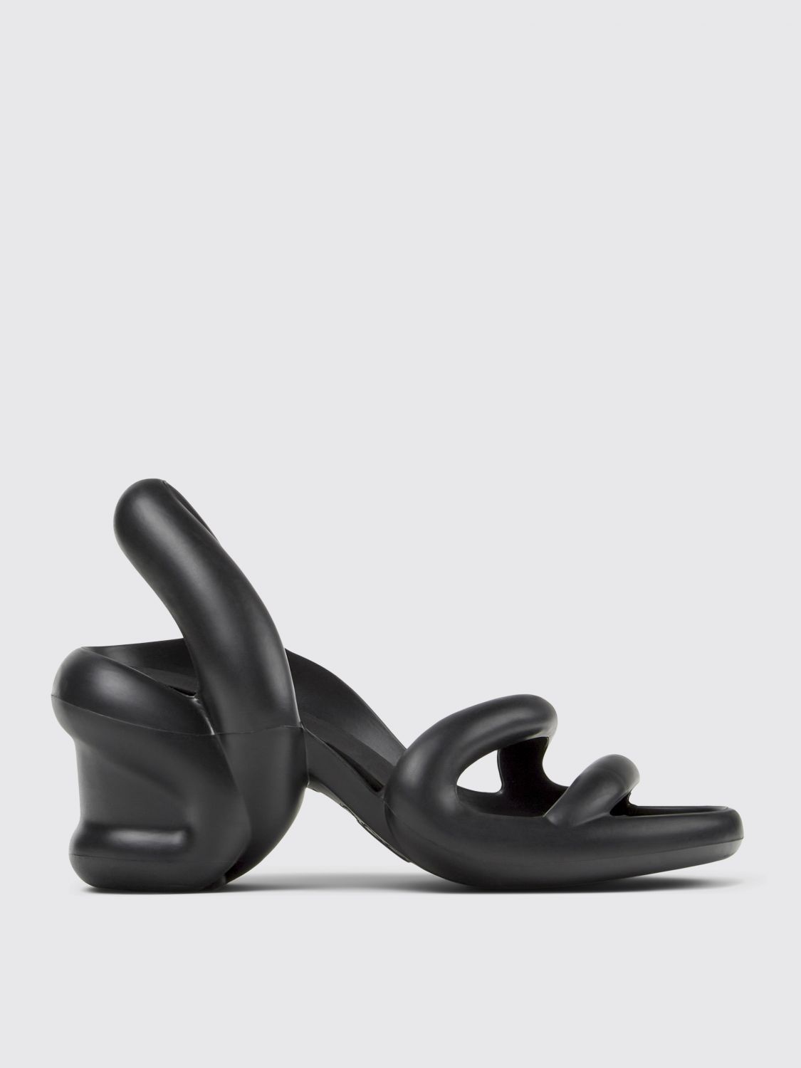 Camper Flat Sandals  Woman Color Black