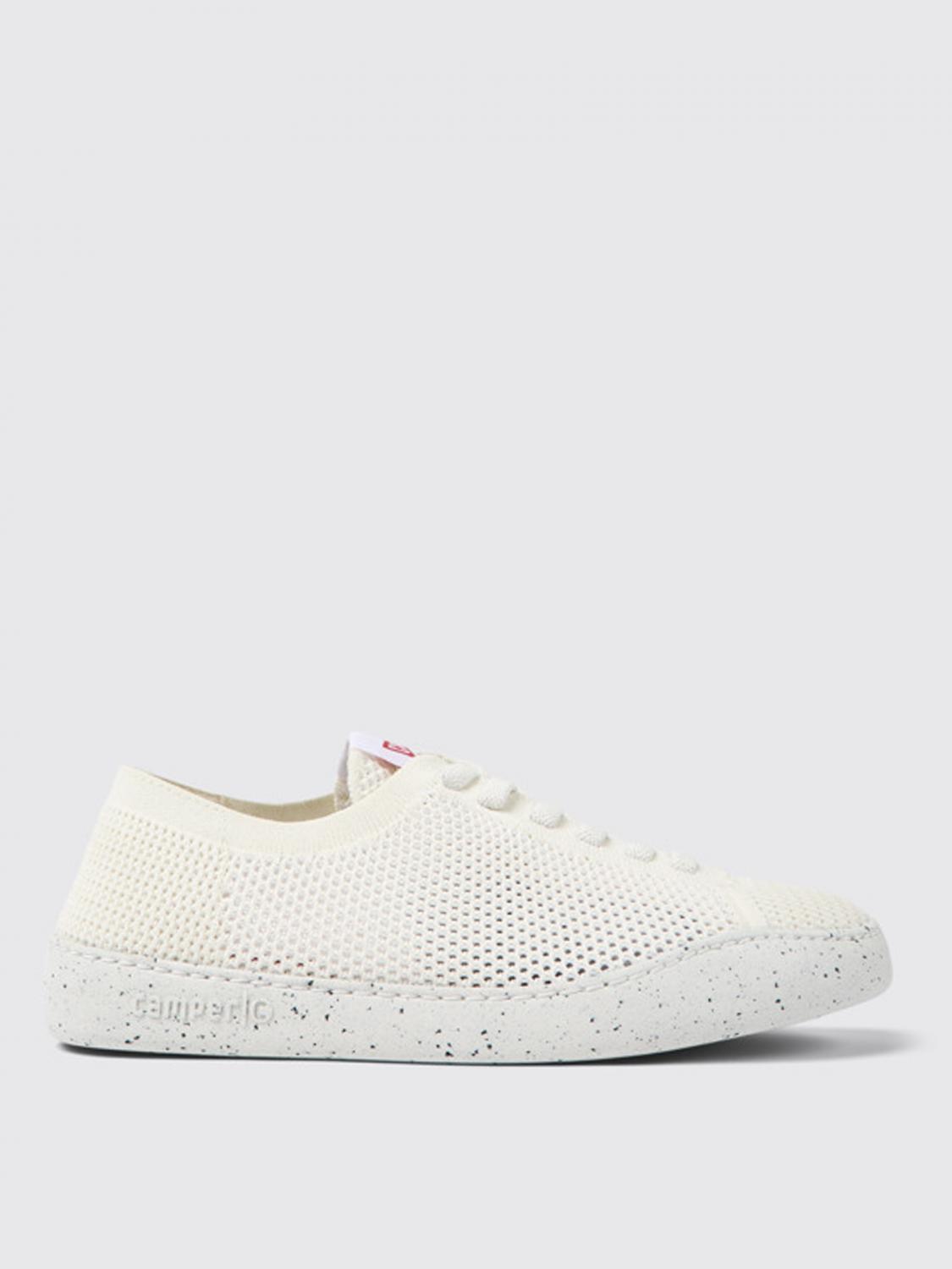 Camper Lace-up Low-cut Casual Shoes In White