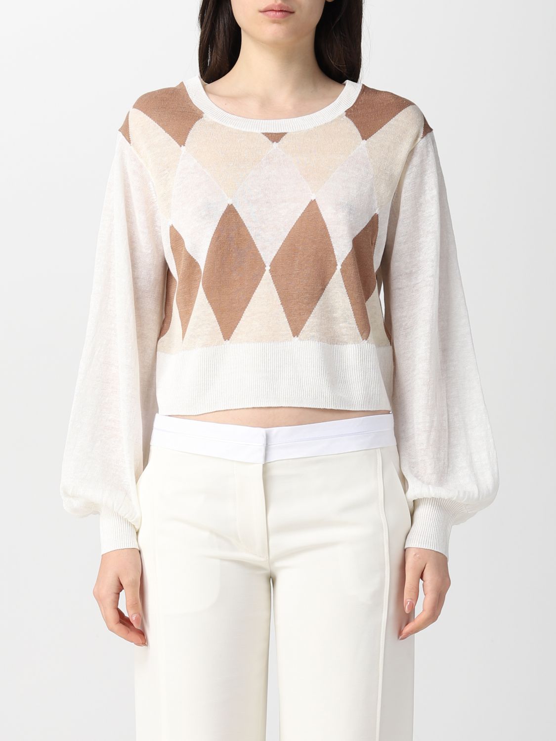 Shop Ballantyne Sweater  Woman Color Beige