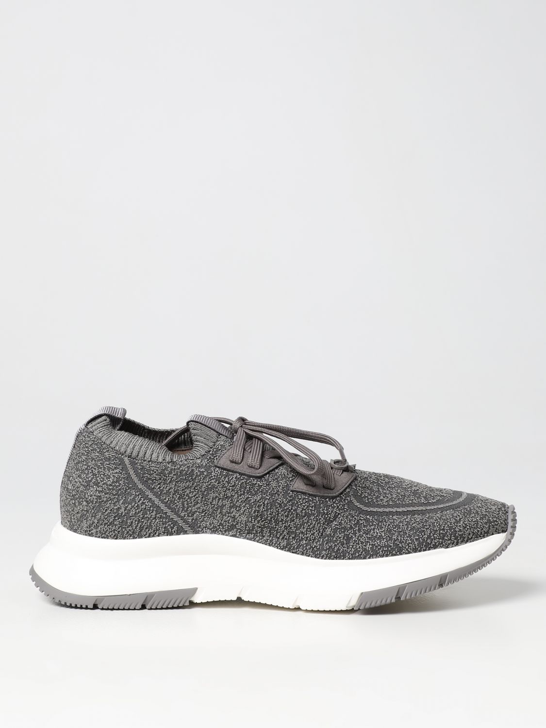 Shop Gianvito Rossi Sneakers  Men Color Grey