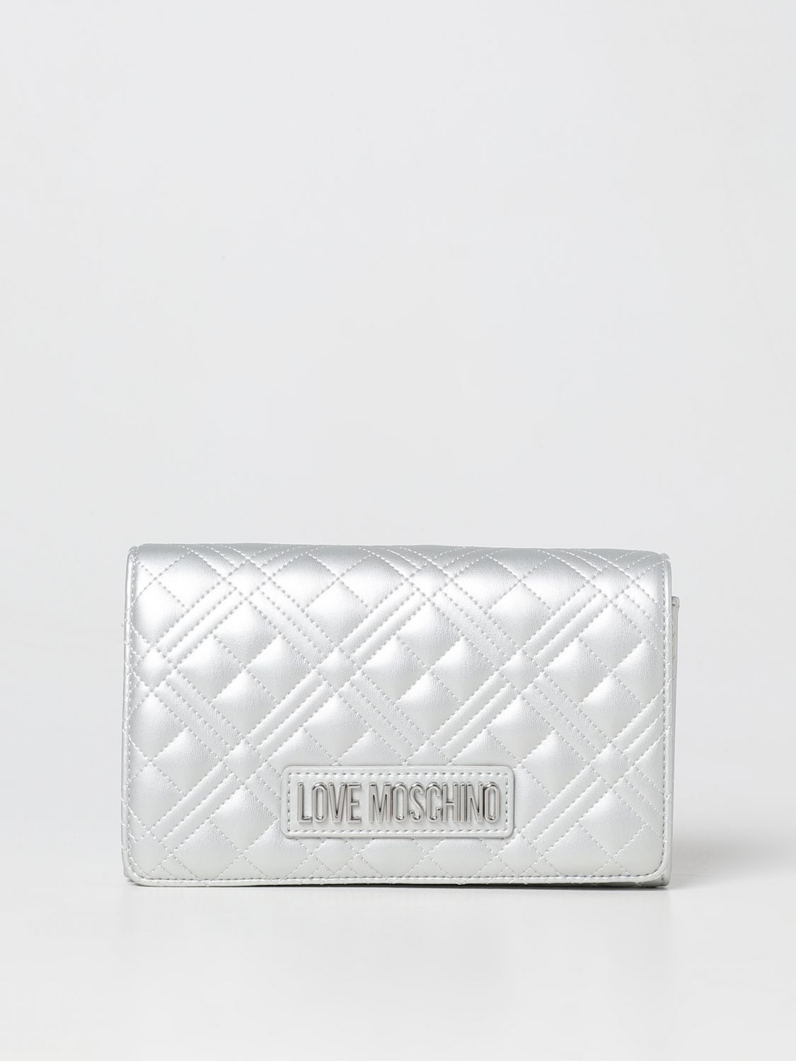 Love Moschino Crossbody Bags  Woman Color Silver