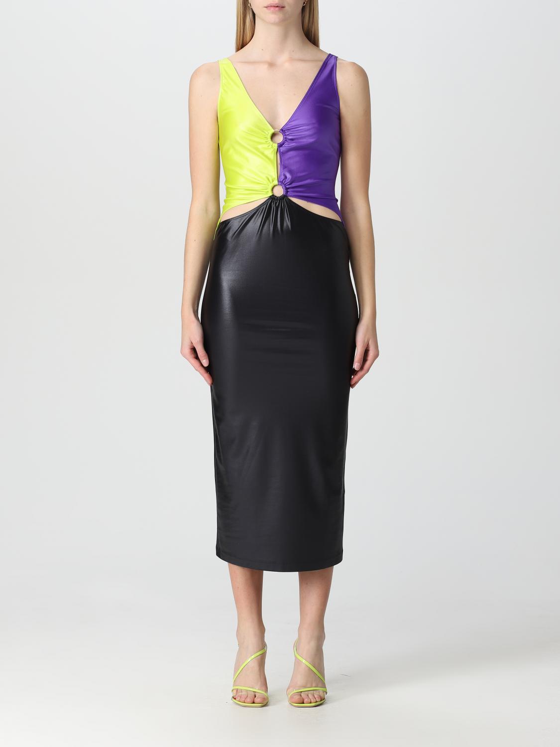 Versace Jeans Couture Dress Woman Color Black ModeSens