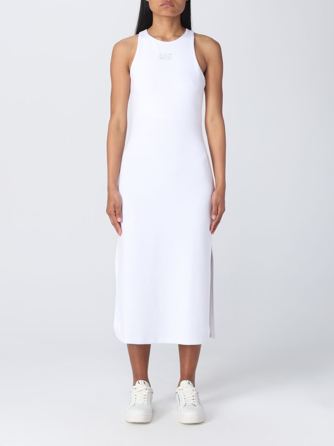 Ea7 Dress  Woman Color White