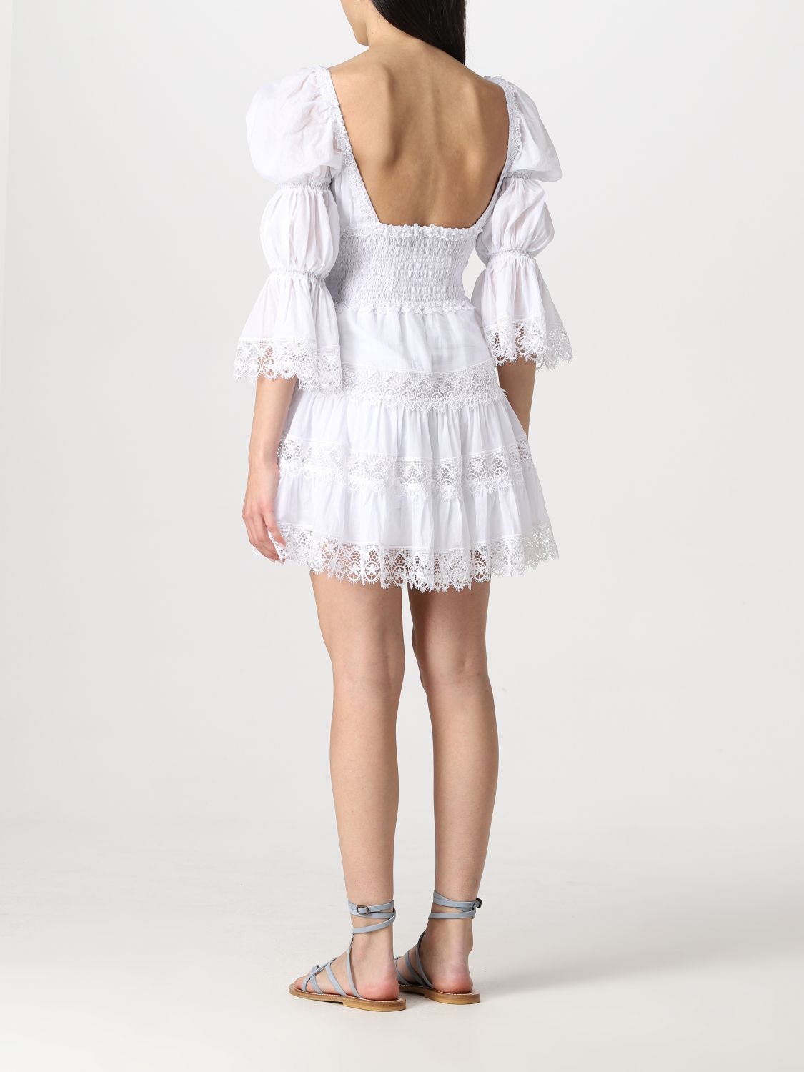 CHARO RUIZ: dress for woman - White | Charo Ruiz dress 231608 online on ...